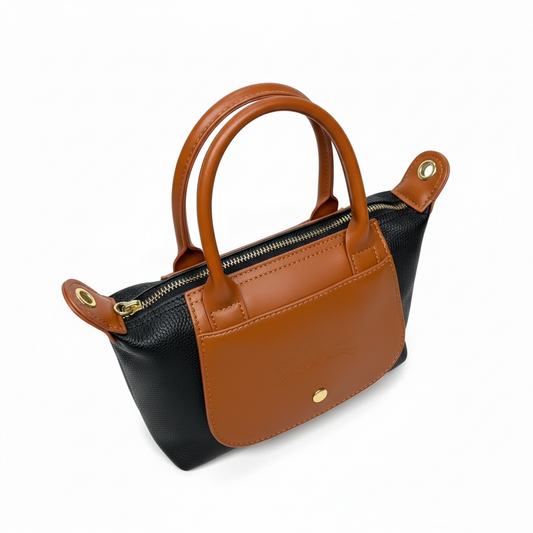 Classic Dual tone Premium Sling Bag with Top Handle | Elegant Women’s Crossbody Handbag