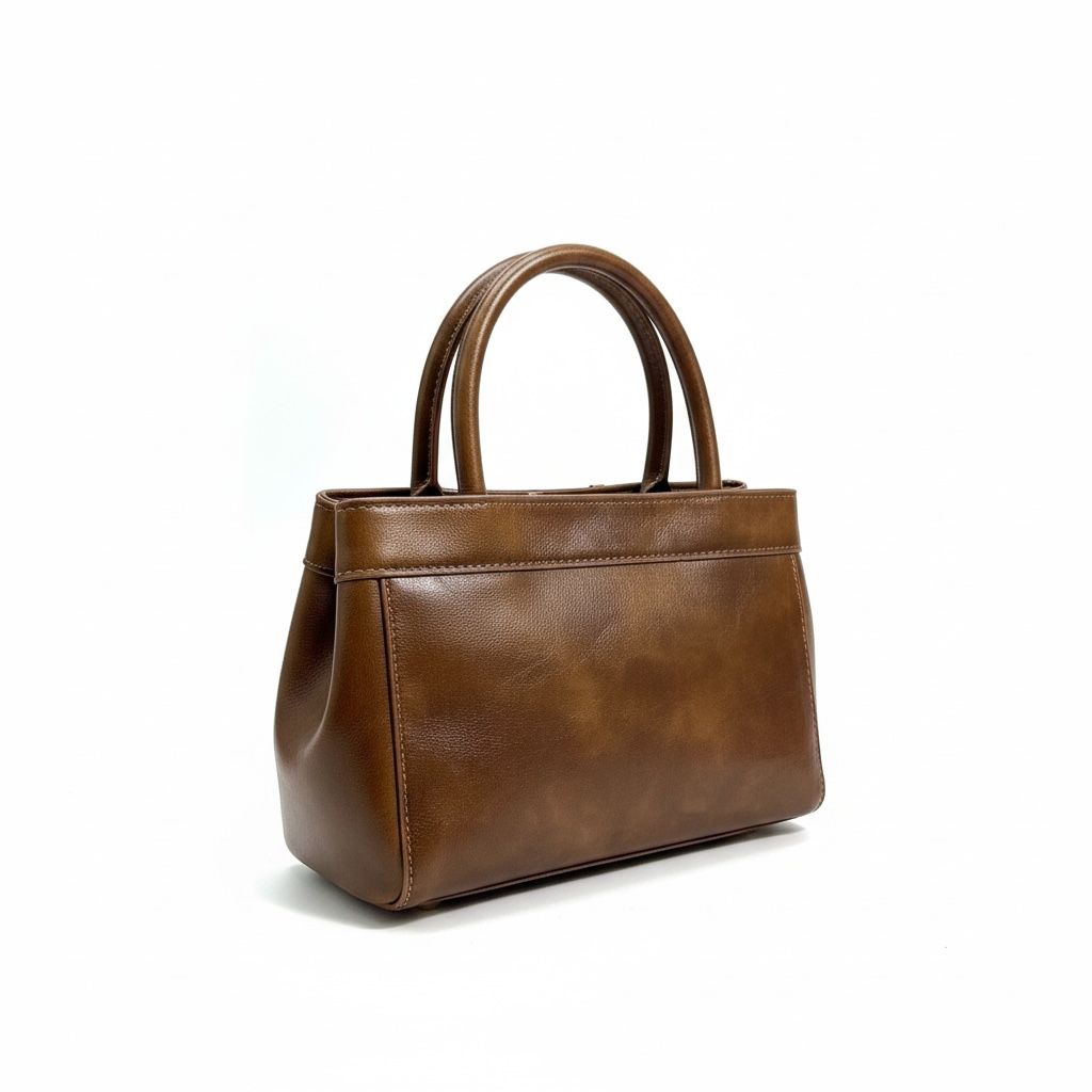 Edgy Glam Black Satchel – Star Charm Edition