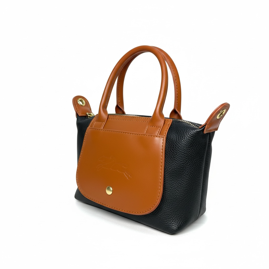 Classic Dual tone Premium Sling Bag with Top Handle | Elegant Women’s Crossbody Handbag