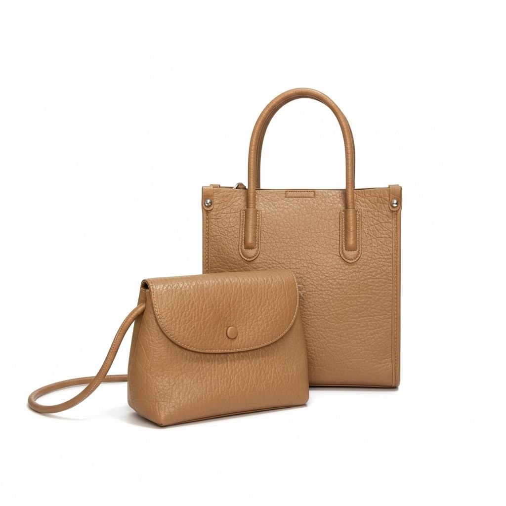 Timeless Tan 2-in-1 Handbag Set