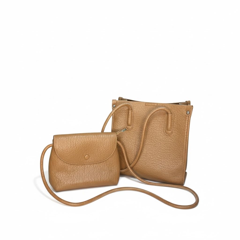 Timeless Tan 2-in-1 Handbag Set