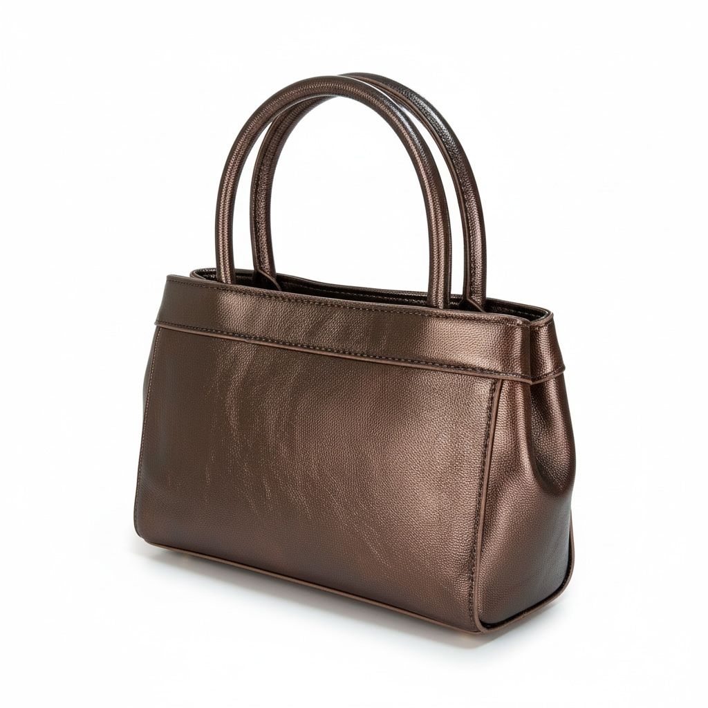 Edgy Glam Black Satchel – Star Charm Edition