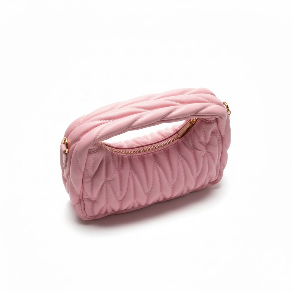 Aura Ruched Leather Crossbody & Handbag