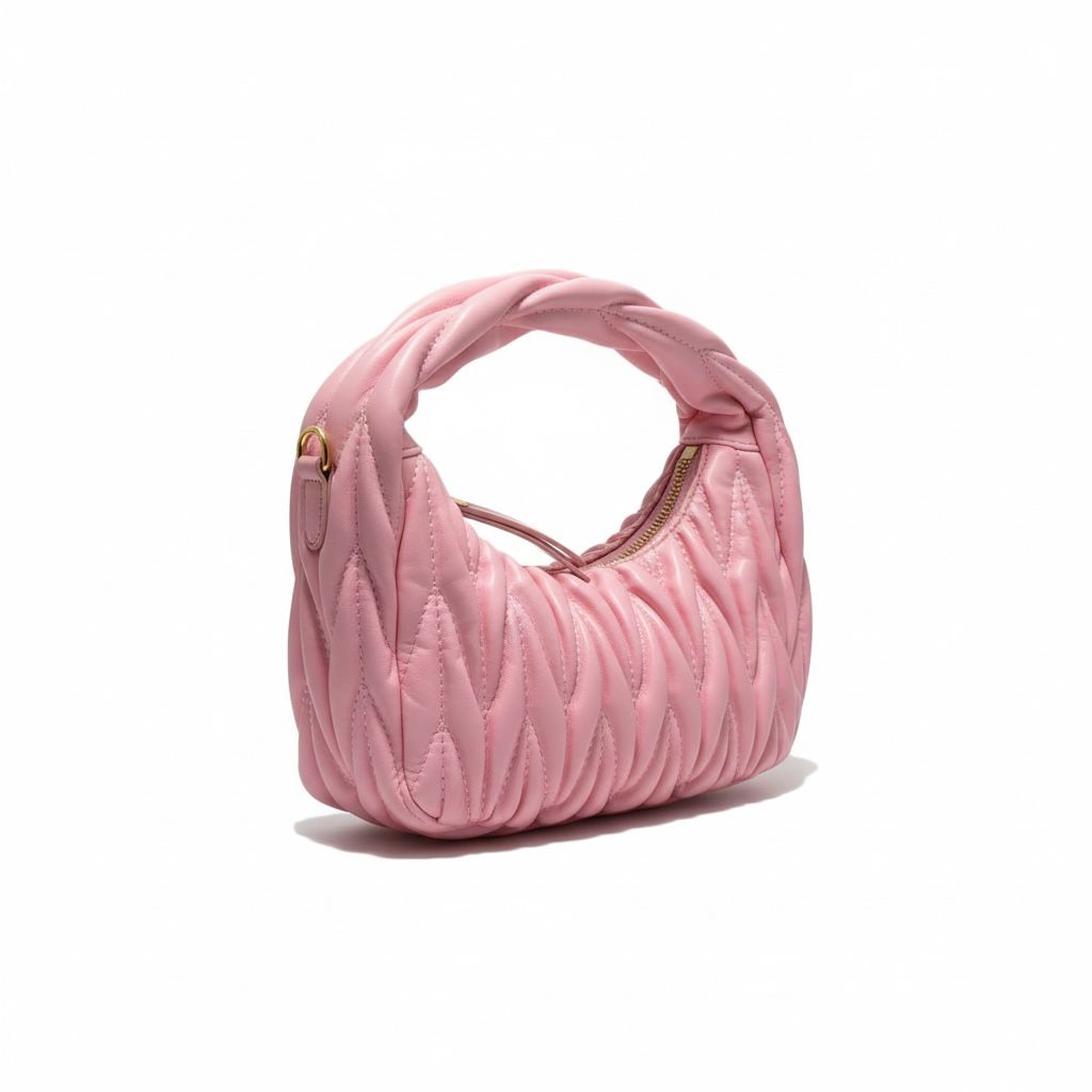 Aura Ruched Leather Crossbody & Handbag