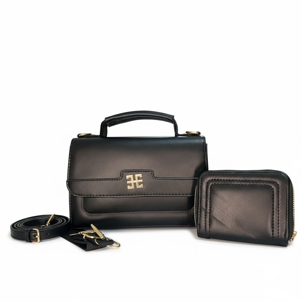 The Midnight Onyx 2-in-1 Satchel Set
